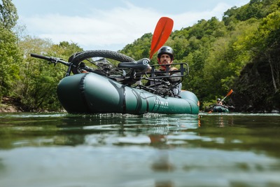 Nouveauté : Le packraft gonflable ITIWIT pour des descentes en rivière.